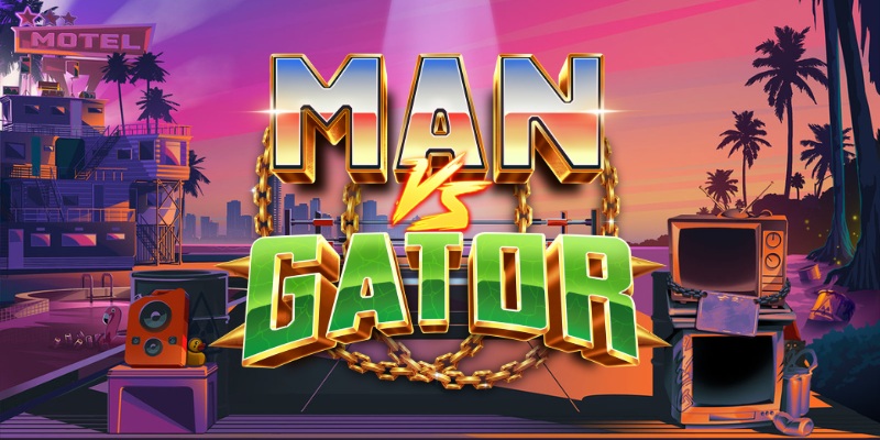 Слот Man vs Gator: Обзор –  Флорида, жара и зубастые проблемы